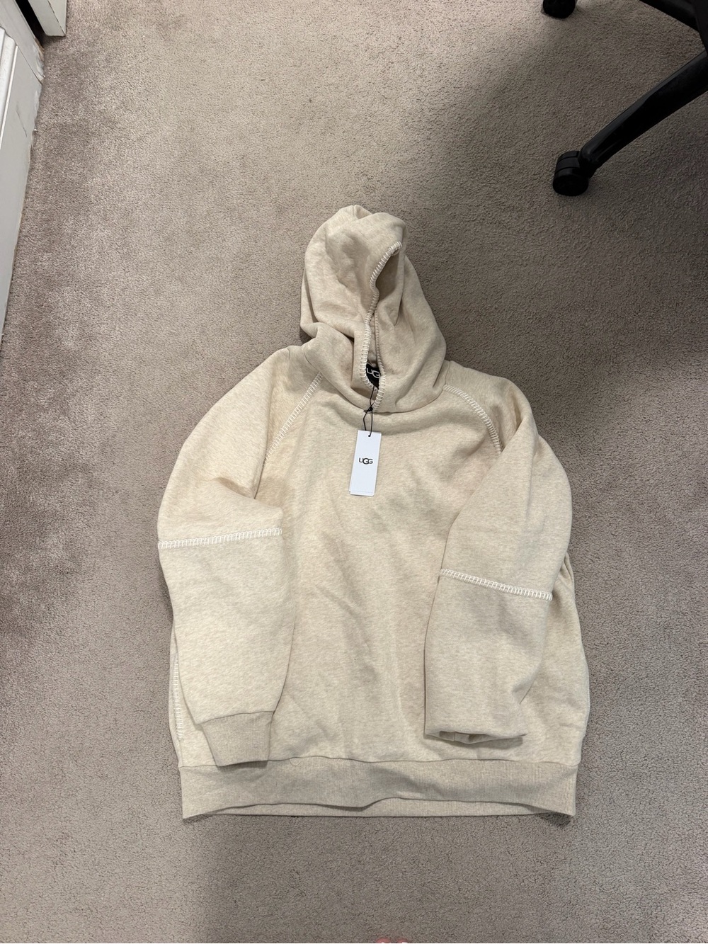 UGG Cream Hooded Sweatshirt